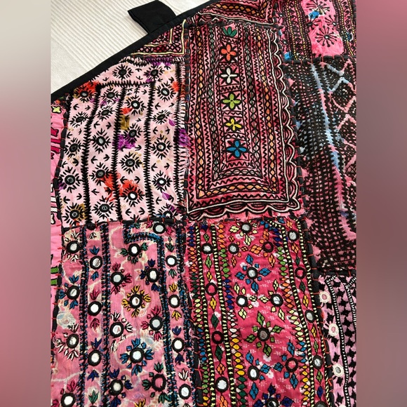 Patchworks Embroidered Wall Hanging by Tribal Monsoon Exports - Picture 8 of 12